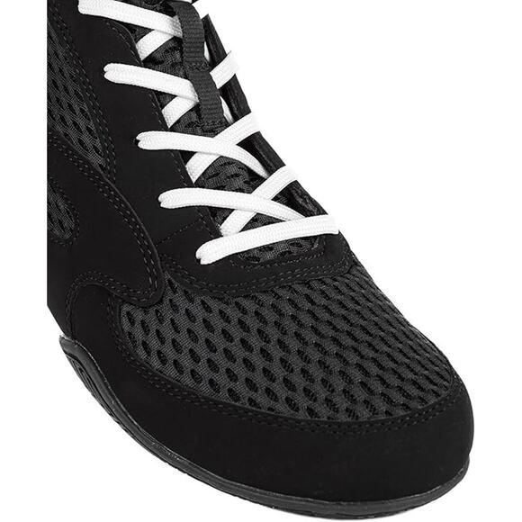Venum Contender Boxing Ring Wrestling Shoes Black White Lightweight M7.5/W9 NEW main image 8